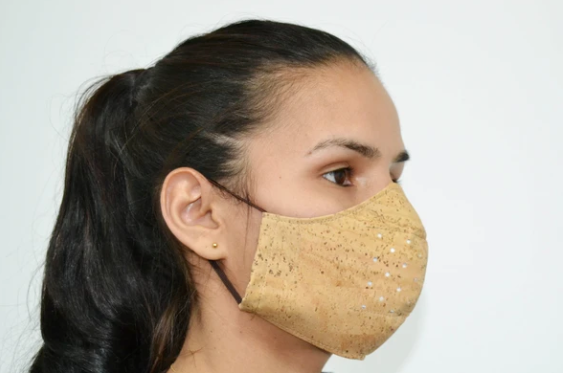 Benedictine company Montlusa created reusable personal masks made out of Cork