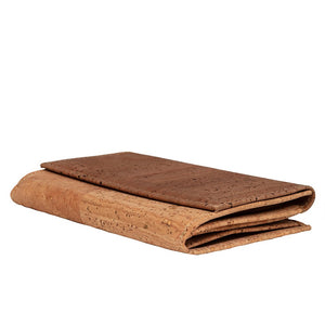 Cork Wallet Large Brown Natural - Cork by Design