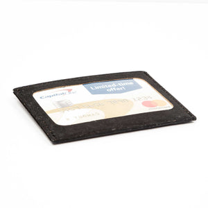 Cork Minimalist Wallet Front Pocket Thin Card Holder Vegan Gift
