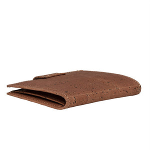 Compact Brown Cork Wallet Cork by Design