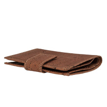 Load image into Gallery viewer, Compact Brown Cork Wallet Cork by Design
