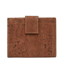 Load image into Gallery viewer, Compact Brown Cork Wallet Cork by Design
